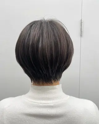 ショート 京都レイヤーカット/ 縮毛矯正/羽柴りくのヘアスタイル