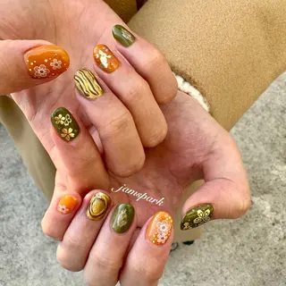 ショート ネイル jamspark ✨のネイルデザイン