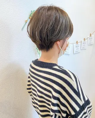 ショート カラー ショート、ボブ シマダマサトのヘアスタイル
