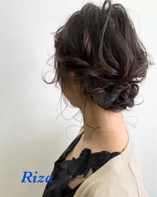 ヘアアレンジ HAIR MAKE Riza所属・谷口 弥生のヘアスタイル