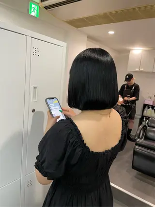 ショート soyon心斎橋所属・♡透明感/艶カラー/ M a I ♡のヘアスタイル