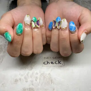 ネイル ーCHECKー ちあきのネイルデザイン