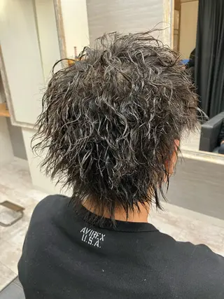 パーマ メンズ メンズ特化/パーマ/ フェードWATARUのヘアスタイル