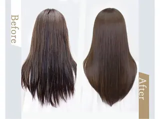 ロング カラー 林 朱里のヘアスタイル