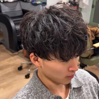 パーマ メンズ yori所属・メンズパーマ/メンズ カット/たばたよしきのヘアスタイル