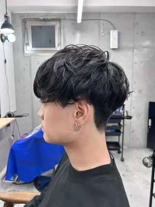 パーマ THE SUITS BROTHERS men's salon 名古屋 金山店所属・毛流れパーマ/ Rukiaのヘアスタイル