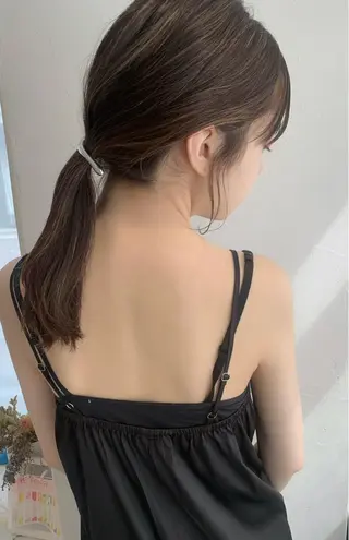 ロング カラー 顔周りレイヤー 🎀マリノのヘアスタイル