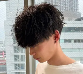 パーマ メンズ EIGHT　樹梨 ／韓国ヘア🩶のヘアスタイル