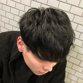 メンズ 【髪質改善カラー】 あむ·. ⟡ 🖤のヘアスタイル