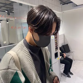 ミディアム パーマ 【渋谷メンズ特化】 🔥BLUCK🔥のヘアスタイル