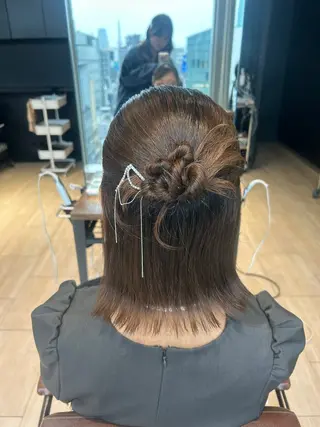 ミディアム 🎀大竹美侑／顔まわ りカット／レイヤーのヘアスタイル