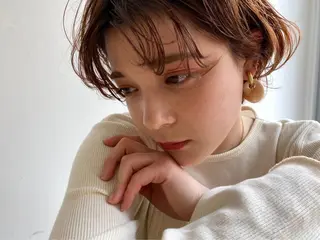 ショート カラー ヘアアレンジ パーマ akari ♡のヘアスタイル