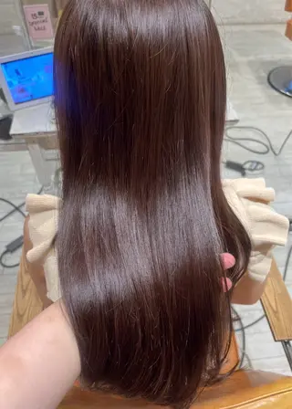 ロング カラー 【韓国ヘア×透明感 カラー】笹谷 莉未のヘアスタイル