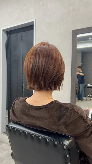 ショート カラー いなみね はるきのヘアスタイル