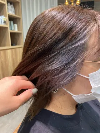 ミディアム 大久保 優香のヘアスタイル