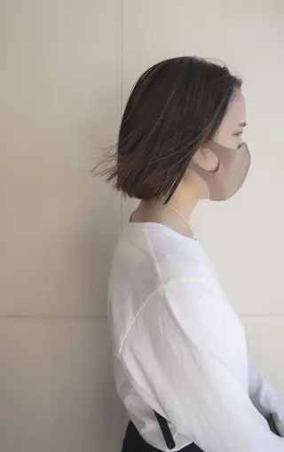 メンズ ショート 髪質改善ストレート Lyricのヘアスタイル