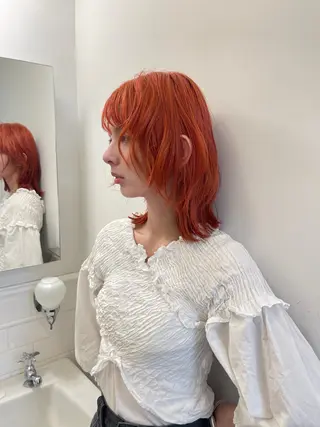 ミディアム yew所属・riko/yew /顔まわりカットのヘアスタイル