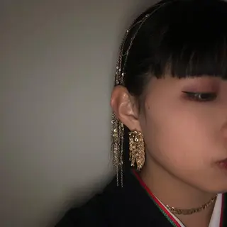 ショート カラー ヘアアレンジ ネイル XENA表参道 MIKUのヘアスタイル