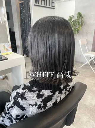 ミディアム _WHITE 高槻店 平野湧人　/髪質改善のヘアスタイル
