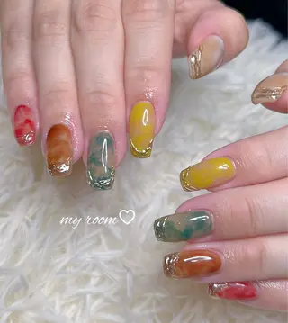 ネイル うるま市サロン Yuko Izawaのネイルデザイン