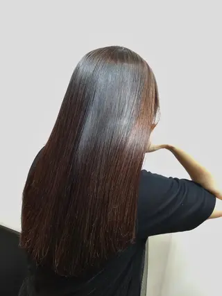 ロング カラー Annon プライベートサロンのヘアスタイル