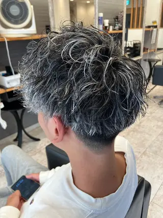 パーマ メンズ メンズ特化/パーマ/ フェードWATARUのヘアスタイル