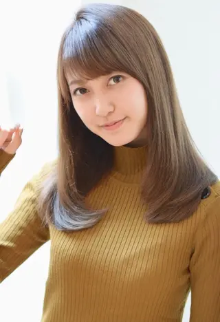 ミディアム レイヤー/韓国❣️ 髪質改善/e_kiのヘアスタイル