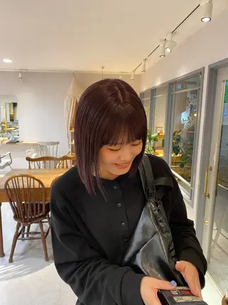 ショート ‎🤍透明感カラー 【仙川】セリナ‎🤍のヘアスタイル