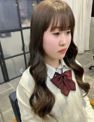 ロング カラー newi梅田🫧韓国 ヘア🫧sakiのヘアスタイル