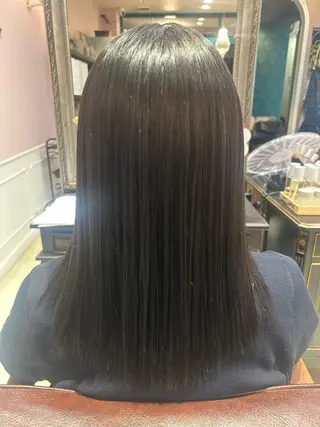 セミロング 暖色カラー｜艶髪｜ 🥨AIKA🥨のヘアスタイル