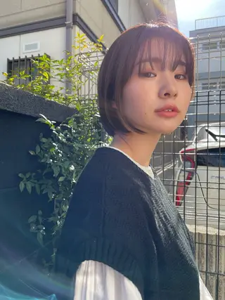 ショート 早川 楓那のヘアスタイル
