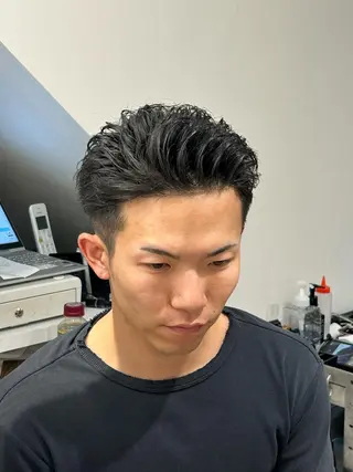 ショート パーマ メンズ Dorcus所属・方波見 大雅のヘアスタイル