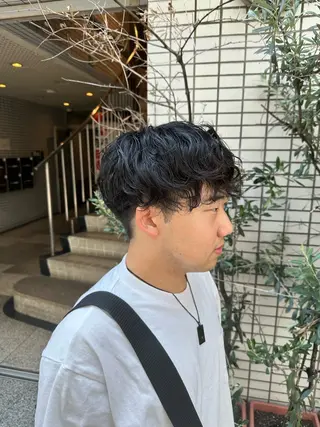 パーマ メンズ 横浜/カット/ パーマ/shuのヘアスタイル