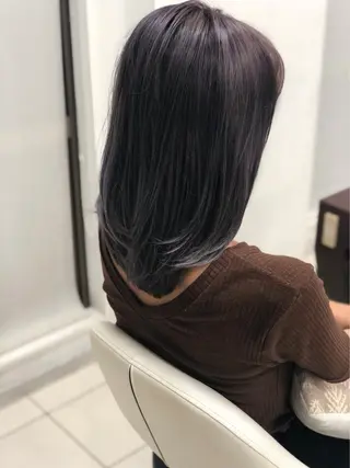 ロング カラー 💎大人ハイライト 💎上杉一也💎のヘアスタイル