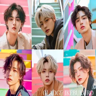 メンズ 池袋/カラー特化🎨 ロング料金なし🩵のヘアスタイル