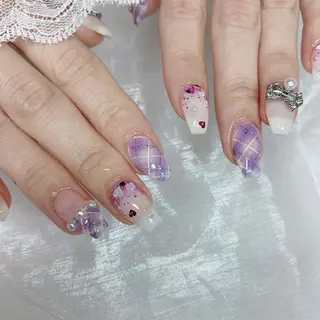 ネイル La neige* yuki 🥯🍑のネイルデザイン