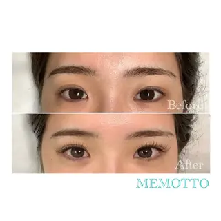 マツエク・マツパ MEMOTTO CHIHIROのマツエク・マツパデザイン