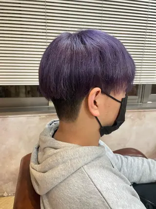 カラー メンズ MIKU ナチュラルヘア✂️✨のヘアスタイル