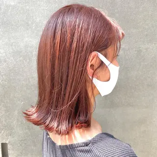 ミディアム カラー ヘアアレンジ 【ダメージレス施術】 【透明感】北村 拓也のヘアスタイル