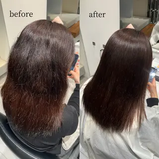 パーマ くすみカラー/縮毛 ayukaのヘアスタイル