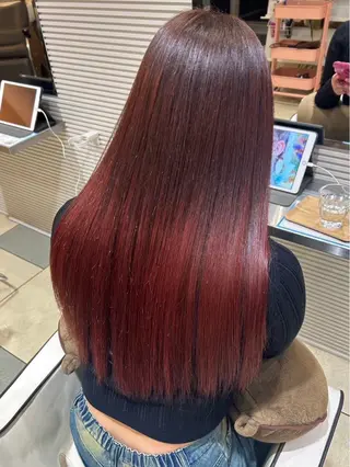 ロング ブリーチなし艶カラー /いくののヘアスタイル