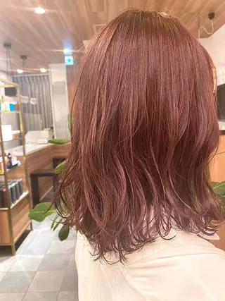 ミディアム カラー 門崎未依/レイヤー/ メンズカット🪿🌼のヘアスタイル