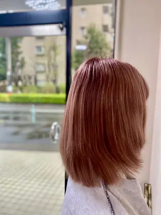 セミロング カラー CRADLE Takeuchiのヘアスタイル