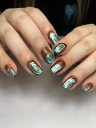 ネイル 草加ニュアンスネイル 🌚hersのネイルデザイン