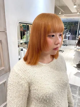 セミロング flammeum 藤枝店所属・RINO 🌙トレンドスタイルのヘアスタイル