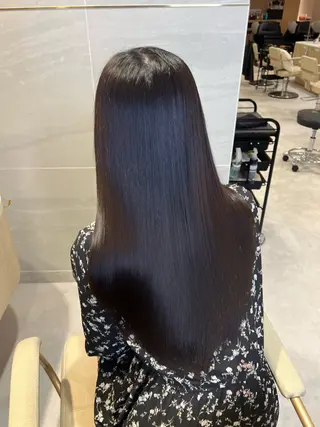 ロング パーマ カット無料｜レイヤー カット｜韓国モテへアのヘアスタイル