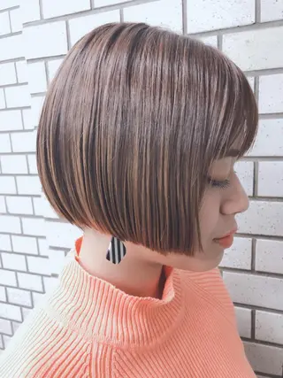 ショート hair &eye LAWE.店長のヘアスタイル