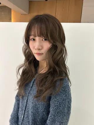 ロング カラー 透明感似合わせカラー 🍀あかり🍀のヘアスタイル