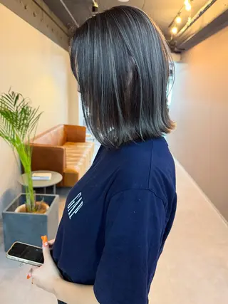 セミロング Reb_keiji 👑小倉圭司のヘアスタイル