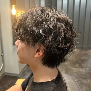 パーマ メンズ メンズパーマ専門店 【店長】⚜️イチカワのヘアスタイル